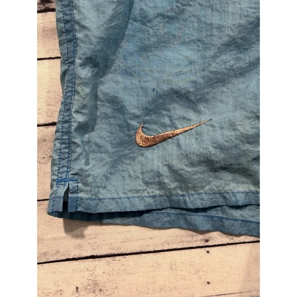 Vintage Nike Swim Short Trunk Youth Boys Size S (8) Spellout 80s 90s White Tag